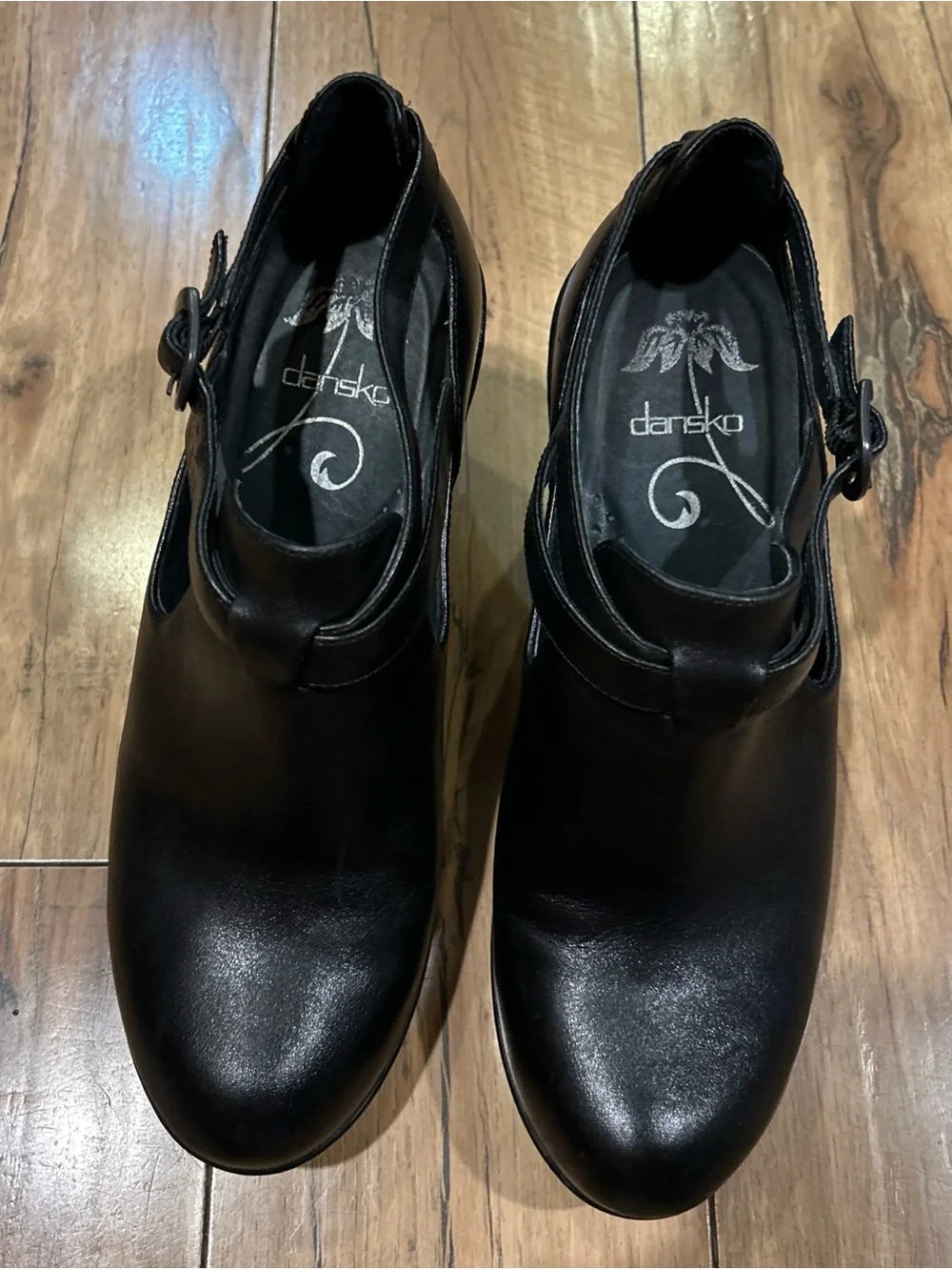 Dansko Franka Wedge Bootie 39 Black LN